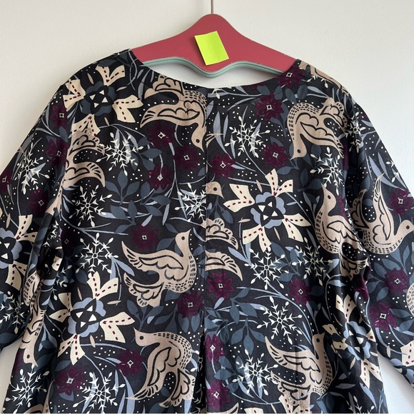 Gudrun Sjoden Tunic Top in Floral Bird Print - Picture 11 of 14